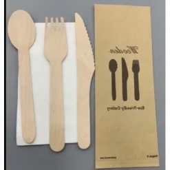 Set Couvert En Bambou Naturel