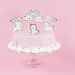 Set De 6 D Coration G Teaux Baby Licorne