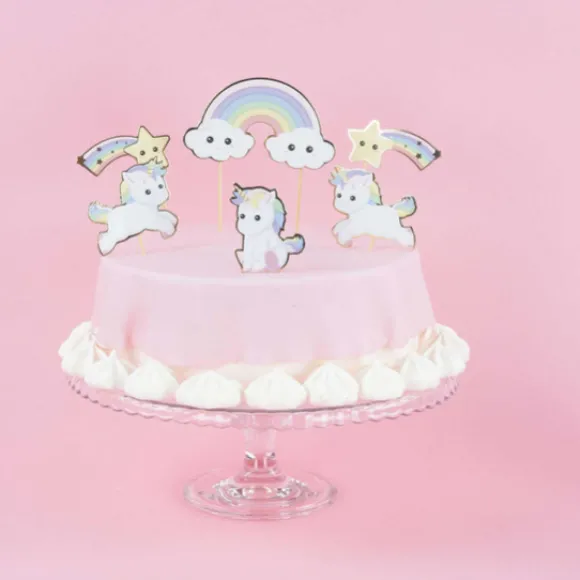 Set De 6 D Coration G Teaux Baby Licorne