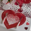 Set De Table Coeur Saint Valentin X 2 Pi Ces