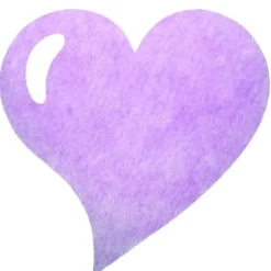 Set De Table Mariage Coeur Parme X 50 Pi Ces