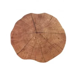 Set De Table Tronc D'Arbre Naturel 38Cm