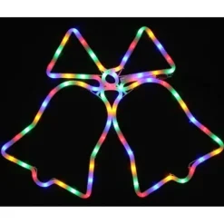 Silhouette De Noel Cloche Multicolore Pas Chere