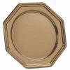 Sous-Assiettes Octogonale R Utilisable Grand Mod Le Or X 3