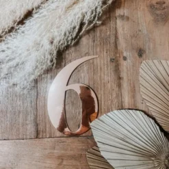 Sticker Chiffre 6 Rose Gold