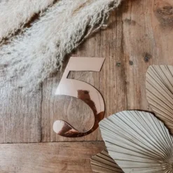 Sticker Chiffre 5 Rose Gold