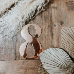 Sticker Chiffre 8 Rose Gold