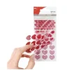 Stickers Coeurs A Paillettes Rose X 174 Pi Ces