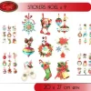 Stickers De Noel Paillet S X 9 Pi Ces