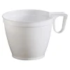 Tasse Caf En Plastique Blanc R Utilisables X 50 Pi Ces