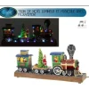 Train De Noel Lumineux Et Musicale Avec Mouvement
