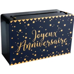 Urne Joyeux Anniversaire M Tallis E Bleu Marine