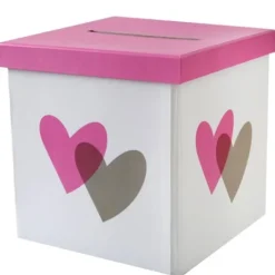 Urne Mariage Avec Coeur Rose