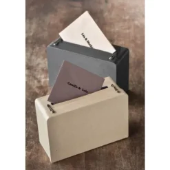 Urne Mariage Valise Vert Anis