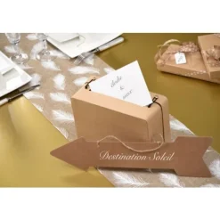 Urne Mariage Valise Vert Anis