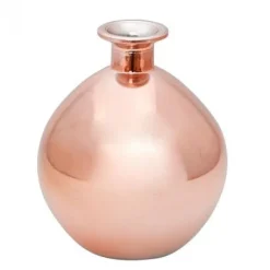 Vase Boule En Verre Rose Gold M Tallis