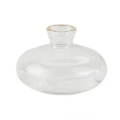 Vase En Verre L Onie Liser Or