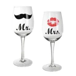 Verre A Vin Mariage Mr Mrs X 2 Pi Ces