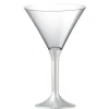 Verre Cocktail En Plastique Nacre Blanc X 20 Pi Ces