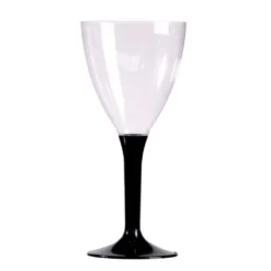 Verre Vin Plastique Noir X 20