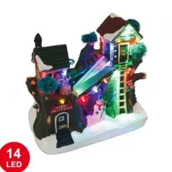 Village De Noel Scenette Ski Anim E